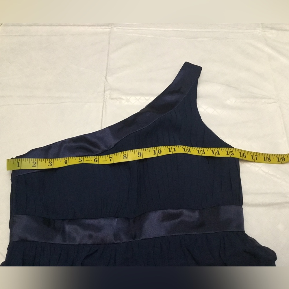 Bari Jay One-Shoulder Navy Dress - Picture 9 of 14